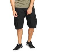 Vintage Industries Short Terrance Homme Short Noir 100% Coton