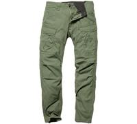 Vintage Industries Slimfit Pantalon cargo Lester Pants Olive W32