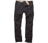 Vintage Industries Slimfit Pantalon cargo Mallow Pants Off Black W40