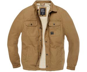 Vintage Industries Veste de transition Dean Sherpa Dark Tan M