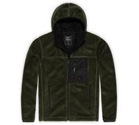 Vintage Industries Veste polaire Dustin Lined Sherpa Fleece Dark Olive XXL