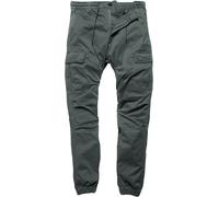 Vintage Industries Vince, pantalon cargo W30 Gris Gris