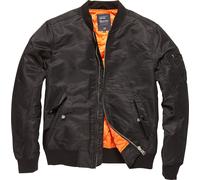 Vintage Industries Welder, veste en textile L Noir Noir