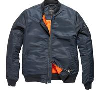 Vintage Industries Westford MA1, veste en textile 3XL Bleu Foncé Bleu Foncé