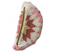 Vintage-Inspired Patchwork Quilted Sling Bag, Fanny Pack, for Hiking Running Jogging (E)