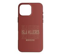 Vintage Isla Mujeres Mexique Coque pour iPhone 16 Pro Max