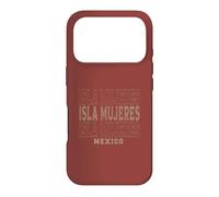 Vintage Isla Mujeres Mexique Coque pour iPhone 17 Pro