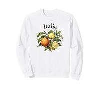 Vintage Italie Sicile Citron Orange été Art Sweatshirt