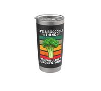 Vintage It's A Brocoli Think You Wouldn't Understand Gobelet isotherme en acier inoxydable double paroi
