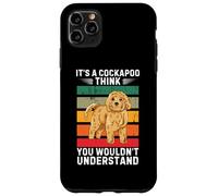 Vintage It's A Cockapoo Dog Je Pense Que Vous ne comprendriez Pas Coque pour iPhone 11 Pro Max