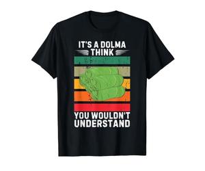 Vintage It's A Dolma Je Pense Que Vous ne comprendriez Pas T-Shirt Graphique avec Valeur, Homme, Noir, S