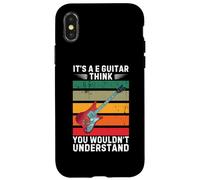 Vintage It's A E Guitar Je Pense Que Vous ne comprendriez Pas Coque pour iPhone X/XS