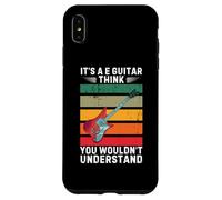 Vintage It's A E Guitar Je Pense Que Vous ne comprendriez Pas Coque pour iPhone XS Max