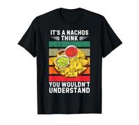 Vintage It's A Nachos Je Pense Que Vous ne comprendriez Pas T-Shirt Graphique avec Valeur, Homme, Noir, S