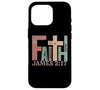 Vintage James 2:17 Faith Without Action is Dead Cadeau Graphique Coque pour iPhone 16 Pro