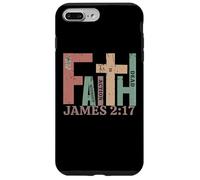Vintage James 2:17 Faith Without Action is Dead Cadeau Graphique Coque pour iPhone 7 Plus/8 Plus