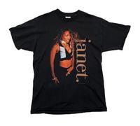Vintage Janet Jackson World Tour T-Shirt, Funny Vintage Gift for Her Him All ... BlackMedium