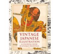 Vintage Japanese Illustration Coloring Book