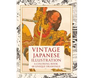 Vintage Japanese Illustration Coloring Book