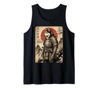 Vintage Japanese Samurai Siberian Husky Katana Warrior Dog Débardeur