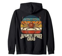 Vintage Japanese Spider Crabe Retro Ocean Life Sweat à Capuche