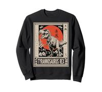 Vintage Japanese Tyrannosaurus Retro Dinosaur Style Sweatshirt