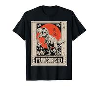 Vintage Japanese Tyrannosaurus Retro Dinosaur Style T-Shirt