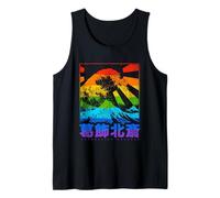 Vintage Japonais Hokusai Kanagawa Rainbow Pride Great Wave Débardeur