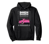 Vintage Japonais JDM Banzai Drift Street Race Sweat à Capuche