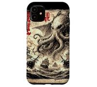 Vintage Japonais Sea Monster Kraken Journal Cthulhu Coque pour iPhone 11