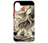Vintage Japonais Sea Monster Kraken Journal Cthulhu Coque pour iPhone 16 Plus
