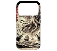 Vintage Japonais Sea Monster Kraken Journal Cthulhu Coque pour iPhone 17 Pro