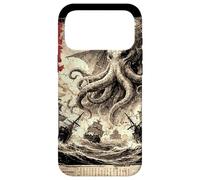 Vintage Japonais Sea Monster Kraken Journal Cthulhu Coque pour iPhone 17 Pro Max