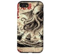 Vintage Japonais Sea Monster Kraken Journal Cthulhu Coque pour iPhone SE (2020) / 7/8