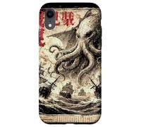 Vintage Japonais Sea Monster Kraken Journal Cthulhu Coque pour iPhone XR