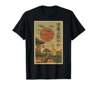 Vintage Japonais UFO Invasion Retro Sci-FI T-Shirt