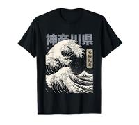 Vintage Japonais Ukiyo-e Kanagawa Hokusai Grande Vague T-Shirt