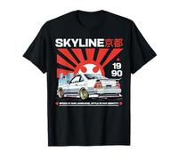 Vintage JDM Skyline Street Racing Japon Style Voiture Graphique T-Shirt