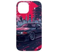 Vintage JDM Tokyo Skyline Japonais Drift Racing Car Sunset Coque pour iPhone 14