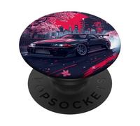 Vintage JDM Tokyo Skyline Japonais Drift Racing Car Sunset PopSockets PopGrip Adhésif