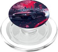 Vintage JDM Tokyo Skyline Japonais Drift Racing Car Sunset PopSockets PopGrip pour MagSafe