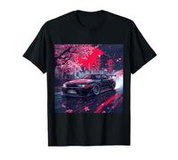 Vintage JDM Tokyo Skyline Japonais Drift Racing Car Sunset T-Shirt