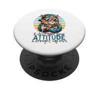 Vintage, Je n'ai Pas Besoin de Ton Attitude, J'Ai apporté PopSockets PopGrip Adhésif