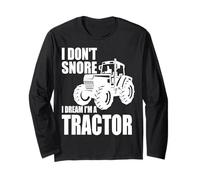 Vintage Je ne Ronfle Pas, Je rêve Que Je suis Un Tracteur Manche Longue