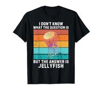Vintage Je ne Sais Pas, la Question est la réponse : méduse T-Shirt Graphique avec Valeur