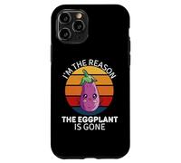 Vintage Je suis la Raison pour laquelle l'aubergine est devenue Un Amateur de Nourriture Coque pour iPhone 11 Pro