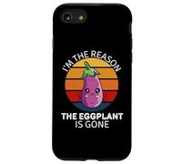 Vintage Je suis la Raison pour laquelle l'aubergine est devenue Un Amateur de Nourriture Coque pour iPhone SE (2020) / 7/8