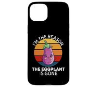 Vintage Je suis la Raison pour laquelle l'aubergine est devenue Un Amateur de Nourriture Coque pour iPhone 15 Plus
