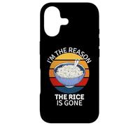 Vintage Je suis la Raison pour laquelle Le Riz est devenu Un Amateur de Nourriture Coque pour iPhone 17