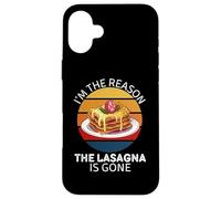 Vintage Je suis la Raison pour laquelle Les lasagnes sont devenues gourmandes Coque pour iPhone 16 Plus